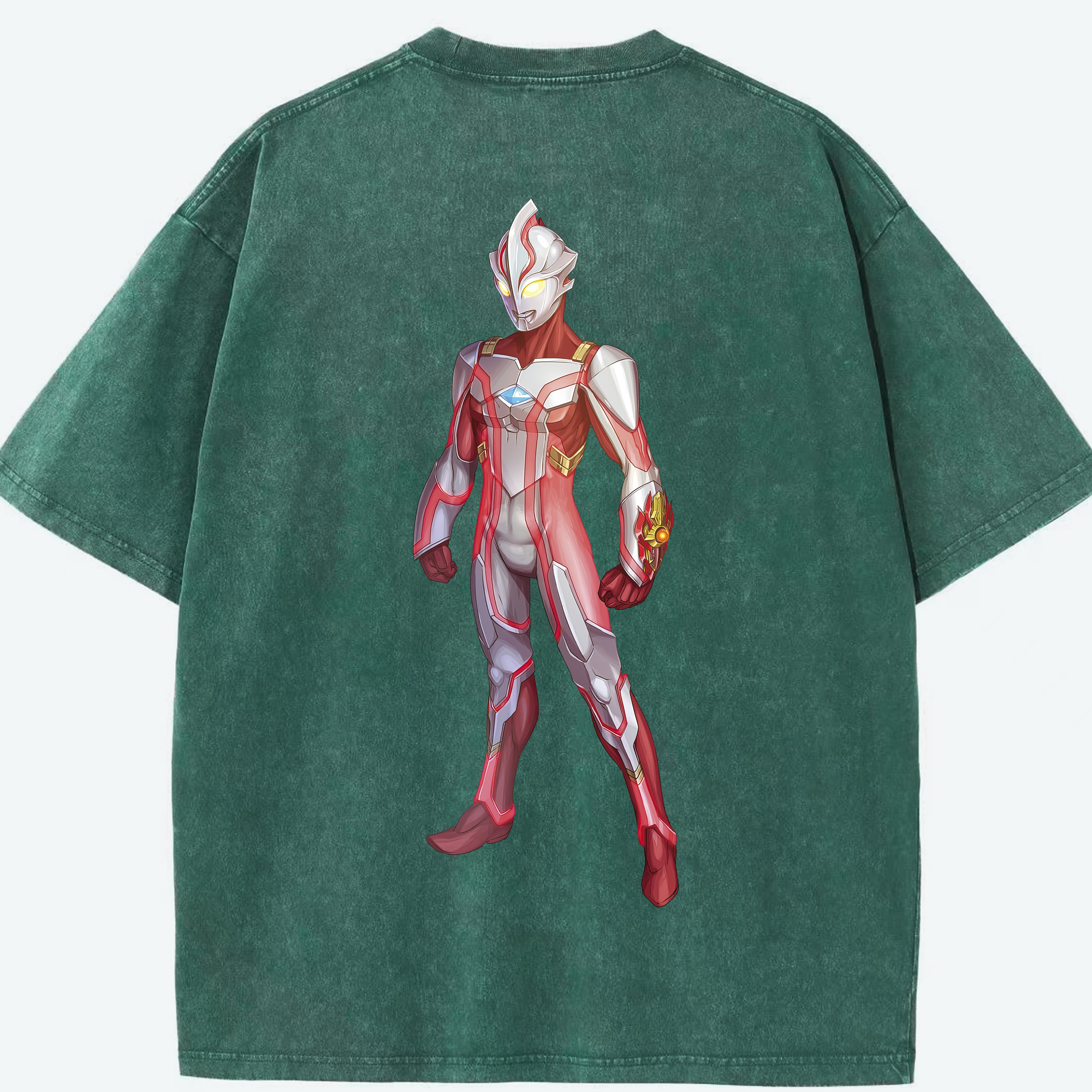 （画像用） ウルトラマン Ultraman 綿100% ヴィンテージ風 半袖Tシャツ（背面プリント）